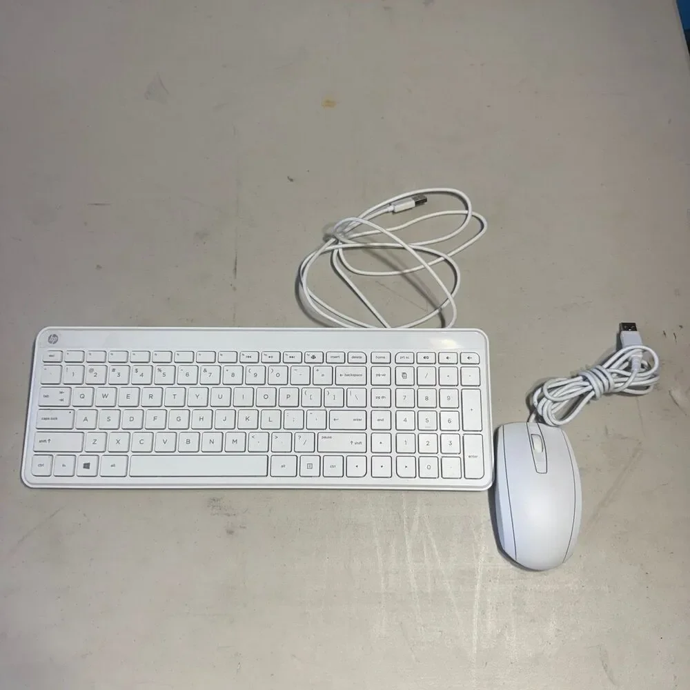 2 HP Wired Keyboards and Mouse Sets
